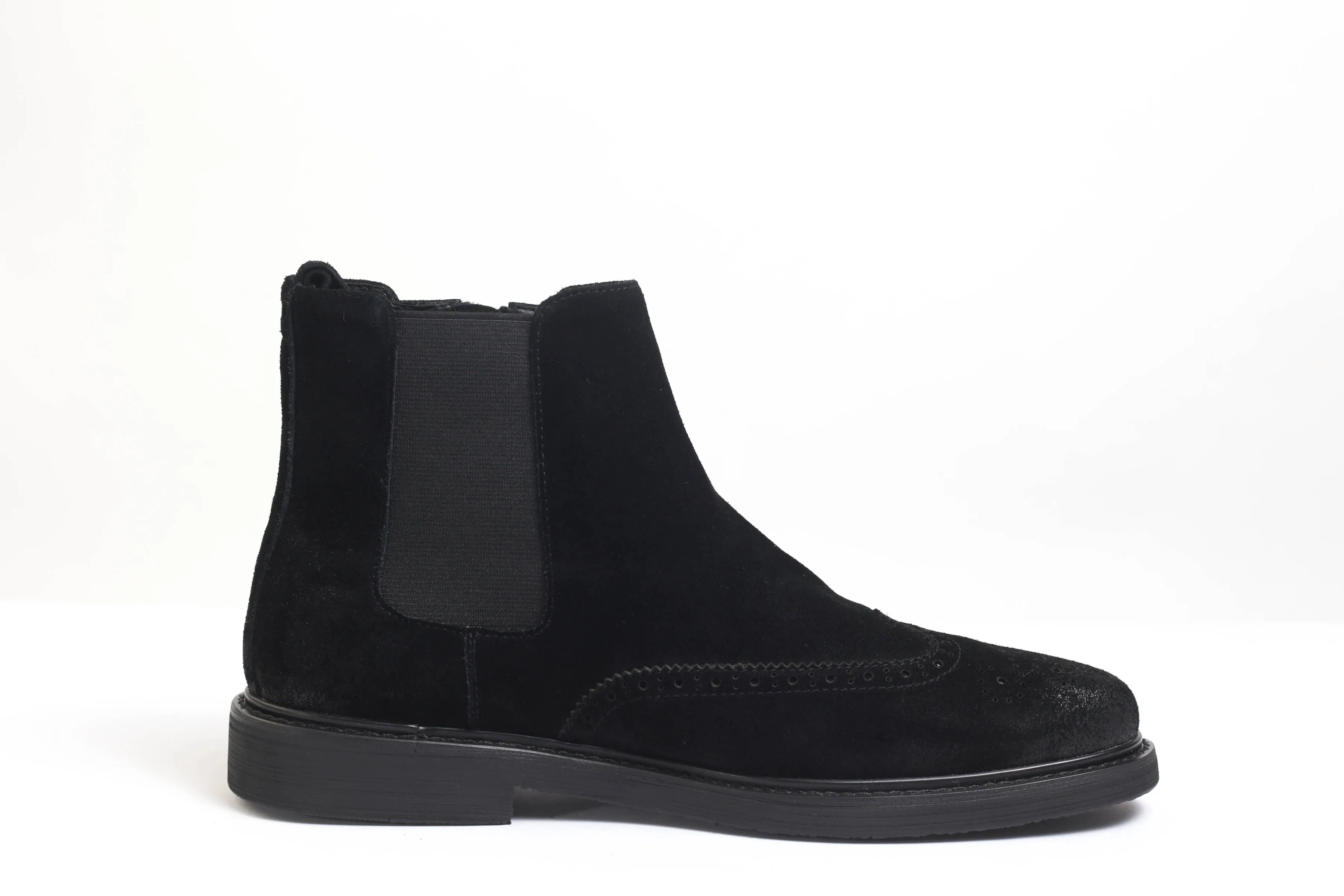 Akros Decus Suede Boots - Black