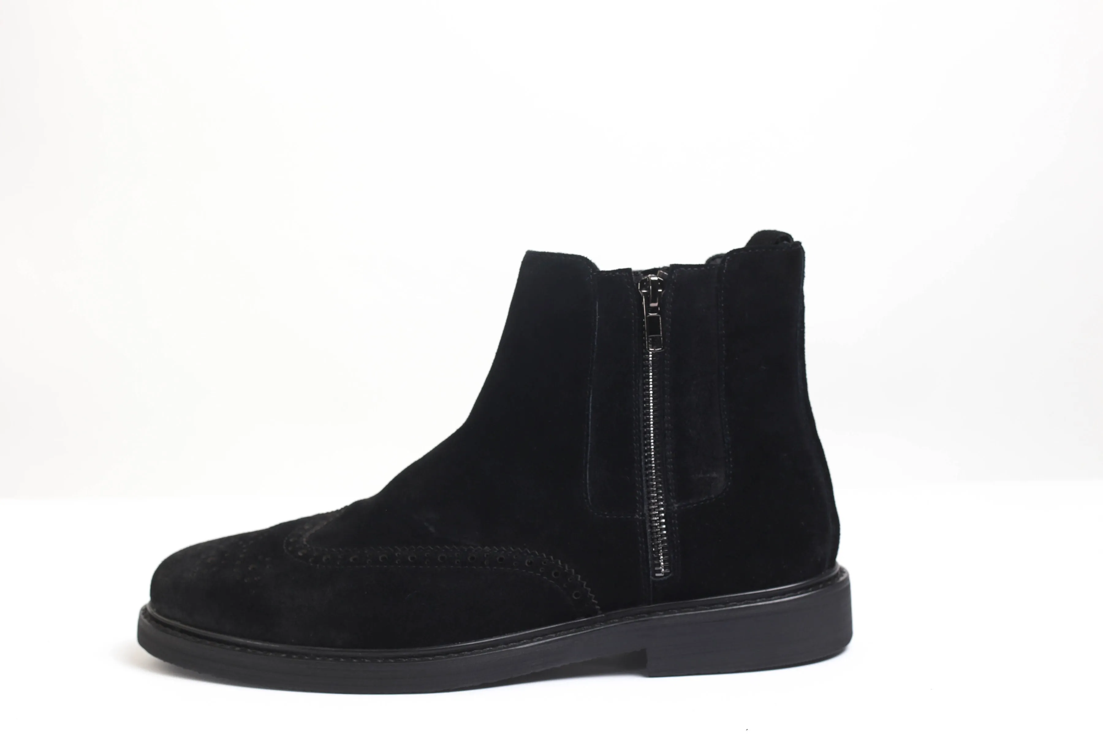 Akros Decus Suede Boots - Black