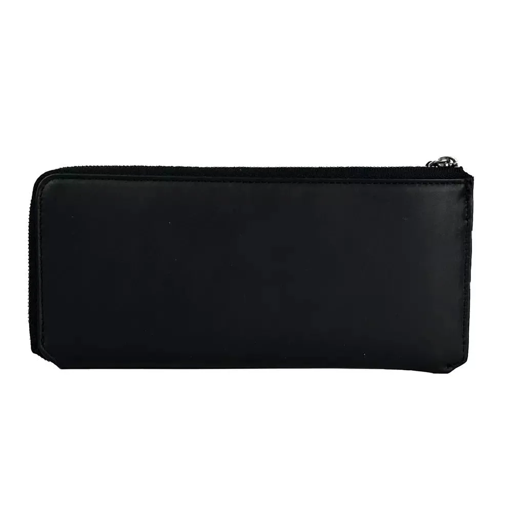 Baldinini Trend Elegant Black Leather Travel Men's Organizer