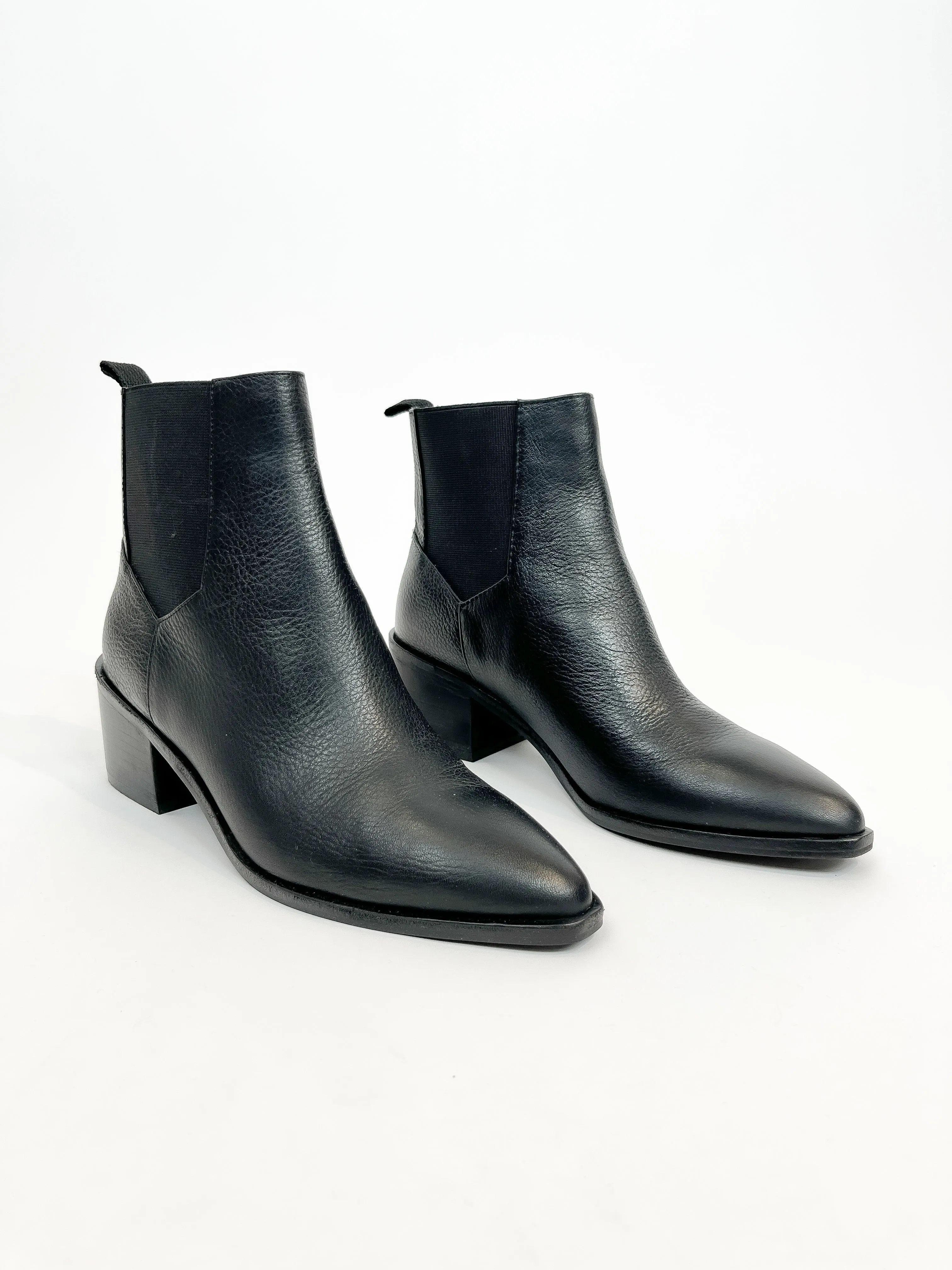 Leather Ankle Booties
