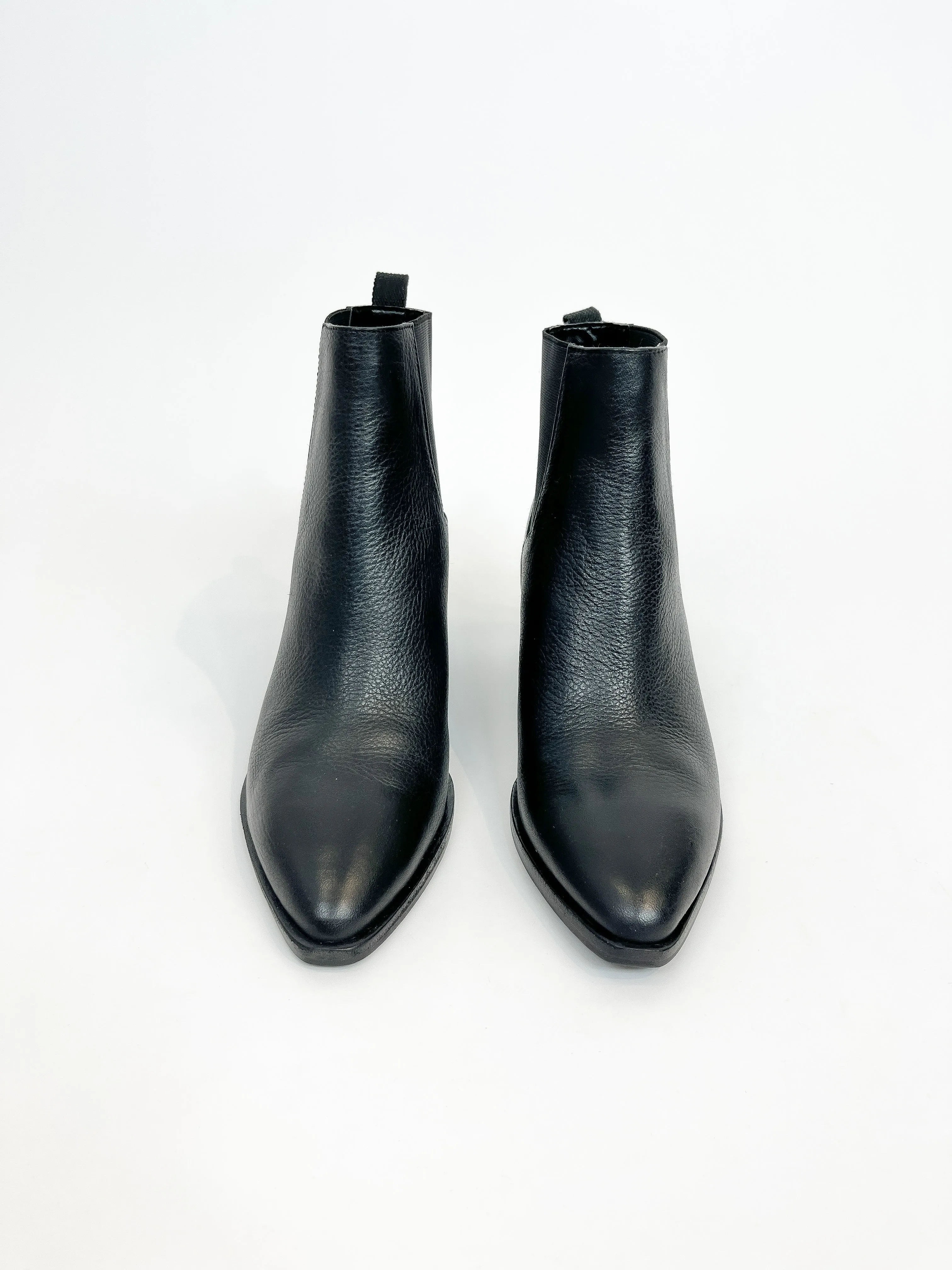 Leather Ankle Booties