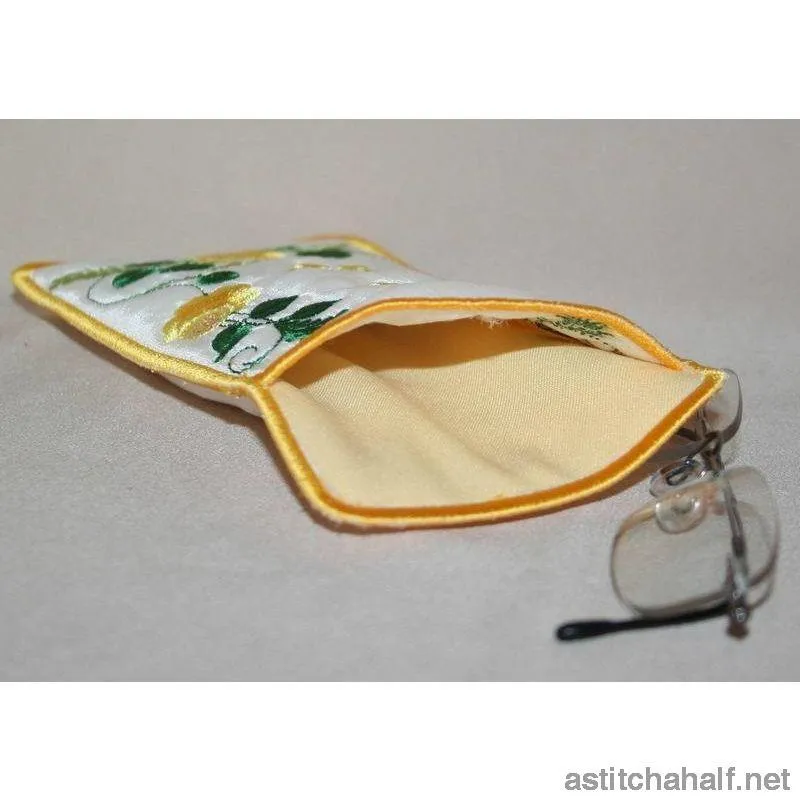 Rose Bud Eyeglass Case