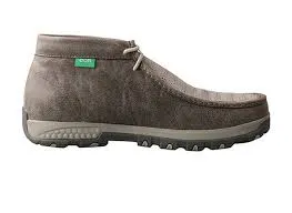 TWISTED X MENS CHUKKA DRIVING MOC (GREY/LIGHT GREY)